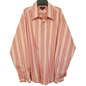JOHN ASHFORD Dress Shirt Flip Cuff XL